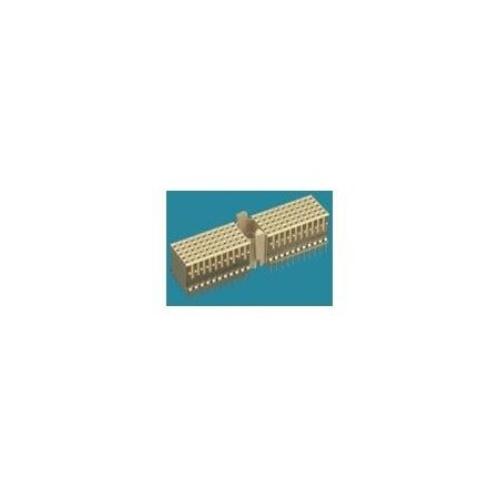 Fci Board Connector, 55 Contact(S), 5 Row(S), Female, Straight, 0.079 Inch Pitch, Press Fit Terminal,  HM2S30PE5101AALF